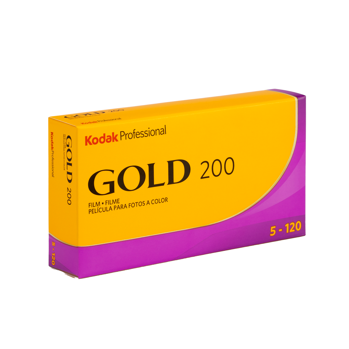 Kodak Gold 200 Color Negative 120 Format Film, 5-Pack — Pro Photo