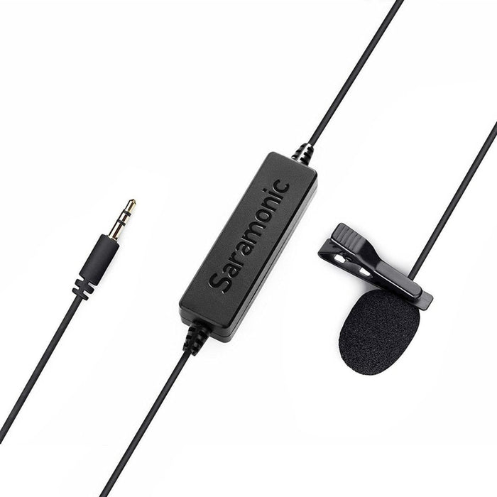 Saramonic LavMicro Omnidirectional Lavalier Microphone for DSLRs, Mirrorless, Video Cameras, Smartphones, Tablets & more