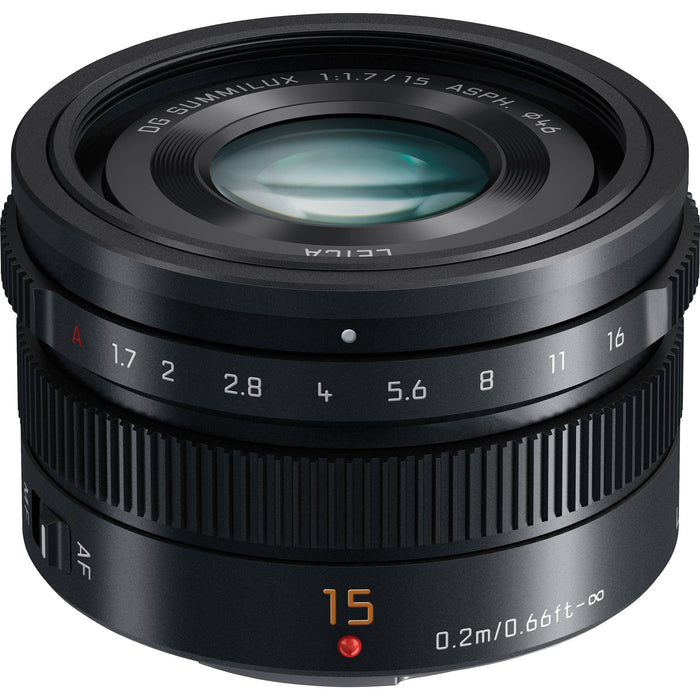 Panasonic Leica DG Summilux 15mm f/1.7 Aspherical Lens