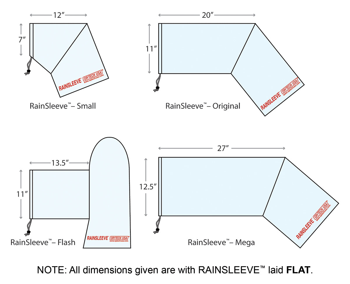 OP/TECH USA Rainsleeve - Flash (Pack of 2)