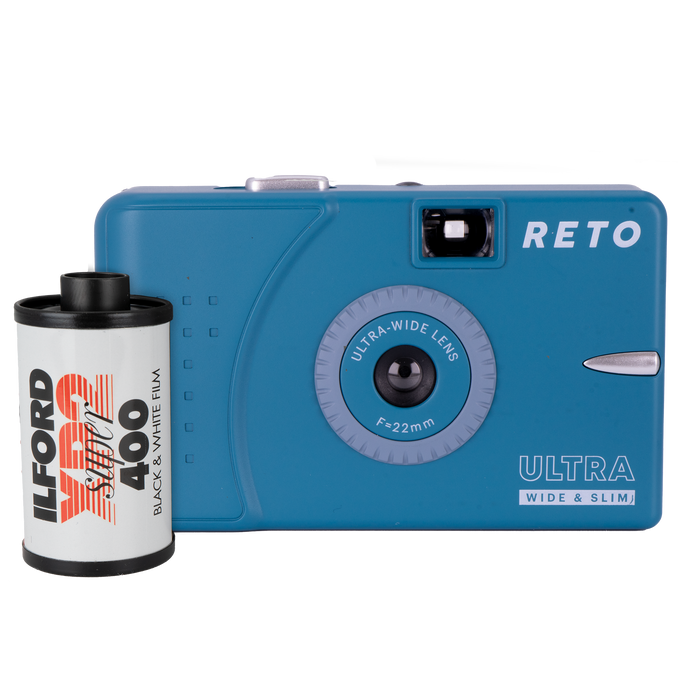 RETO Ultra Wide & Slim Camera + Ilford XP2 Film Starter Set