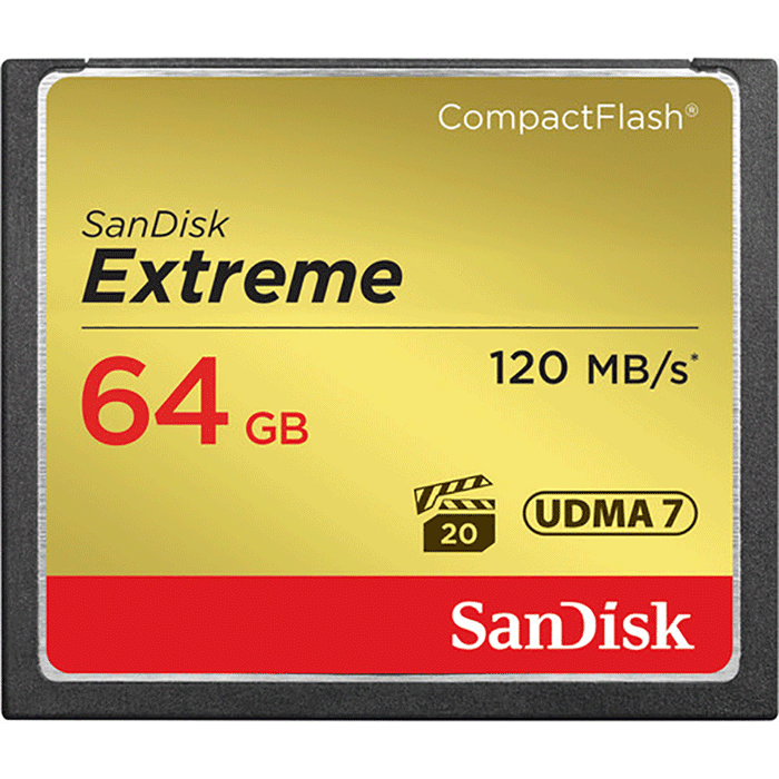 Sandisk Extreme Compact Flash Memory Card
