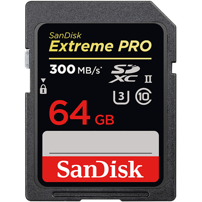 Sandisk Extreme Pro SDXC UHS-II Memory Card