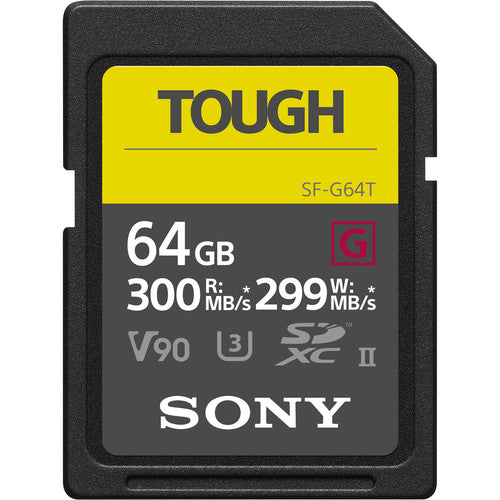 Sony SF-G Tough Series UHS-II SDXC Memory Card