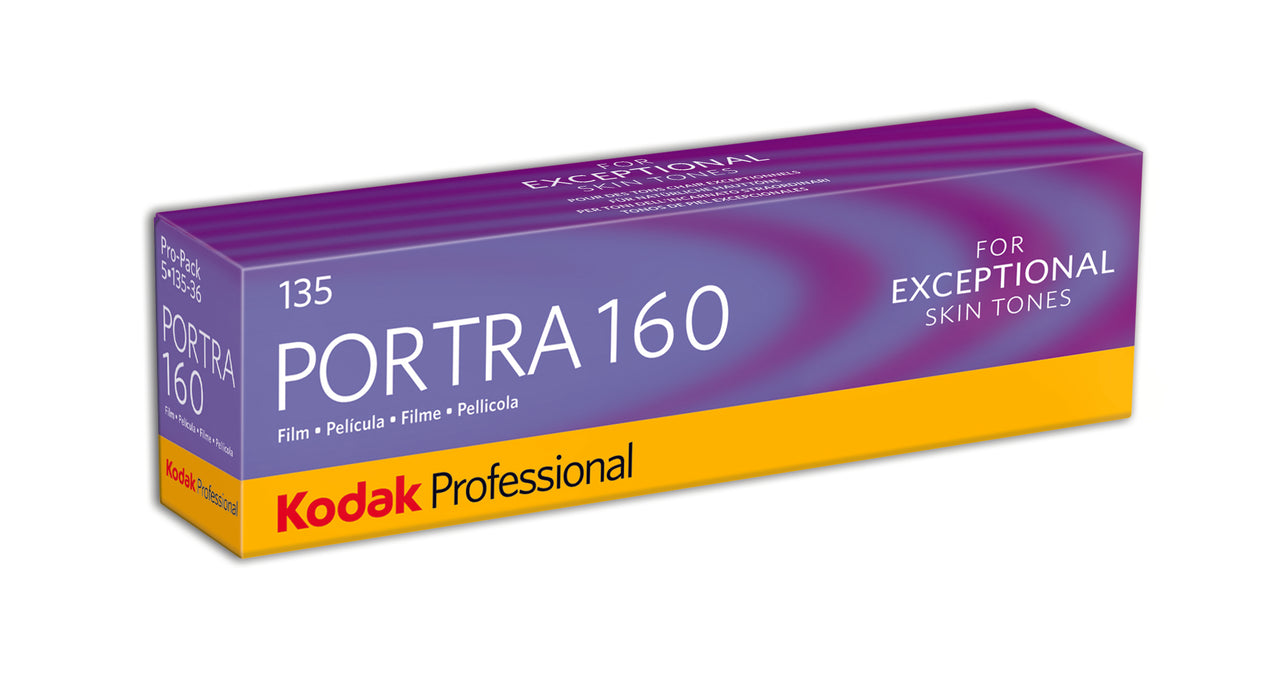 Kodak Professional Portra 160 Color Negative 35mm Film, 36 Exposures, 5-Pack