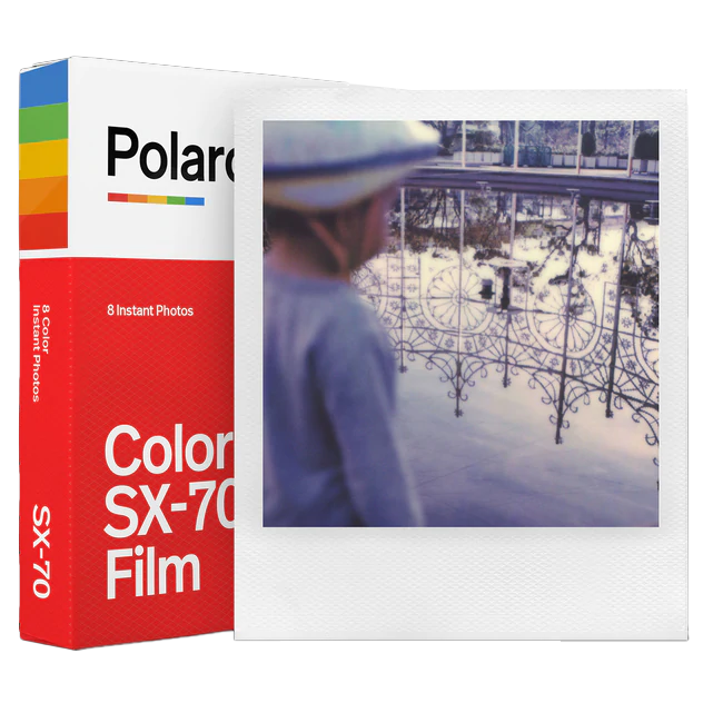 Polaroid SX-70 Color Instant Film, 8 Exposures