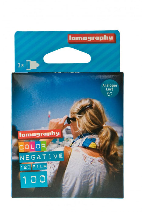 Lomography 100 Color Negative 120 Format Film, 3-Pack