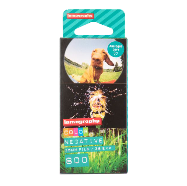 Lomography 800 Color Negative 35mm Film, 3-Pack