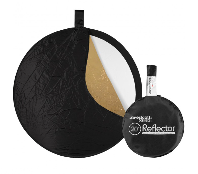 Westcott 5-In-1 20" Reflector, with Gold