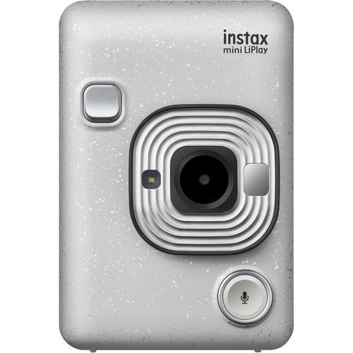 Fujifilm Instax Mini LiPlay Hybrid Instant Camera - Stone White